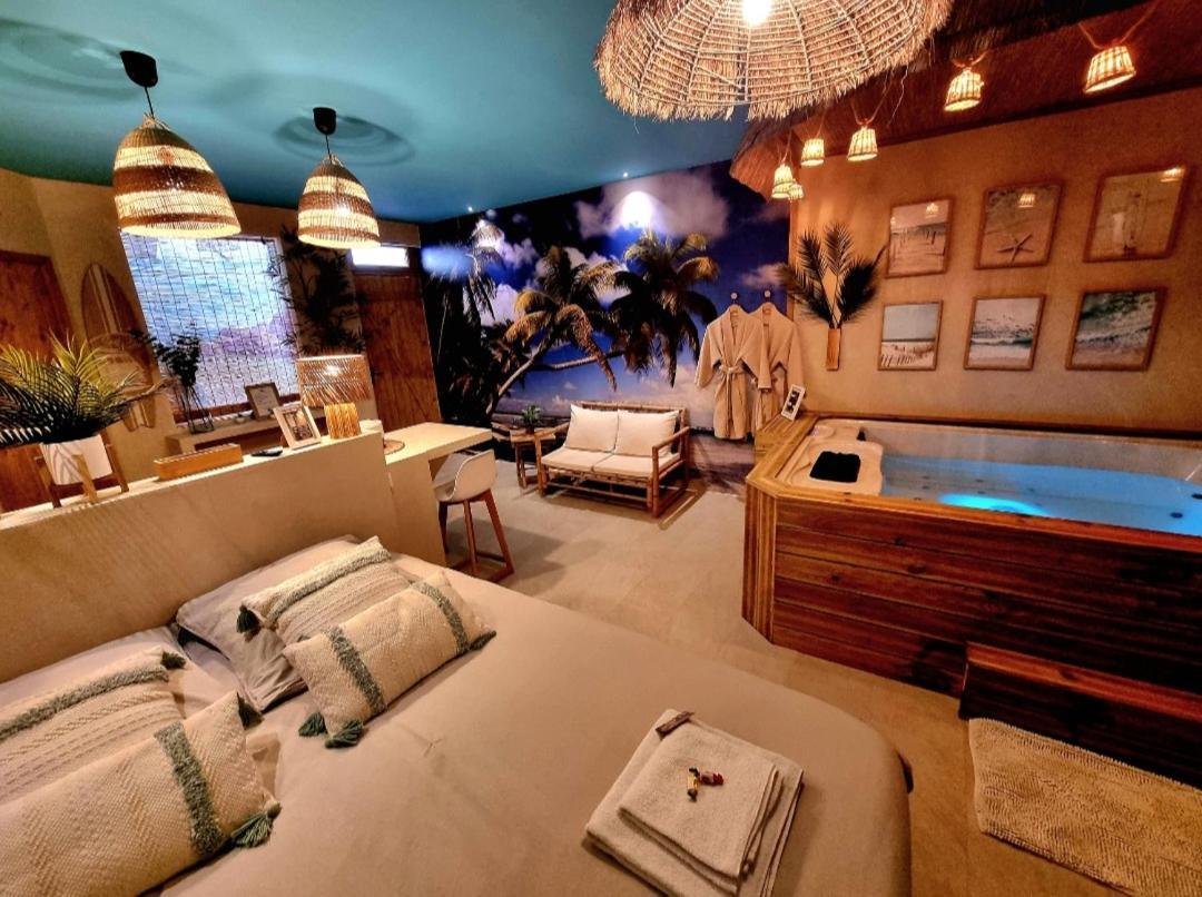 Apartment Les Spas De La Mer, Appart&spa Aloha, 100m De La Plage, Plein Coeur Du Grau *